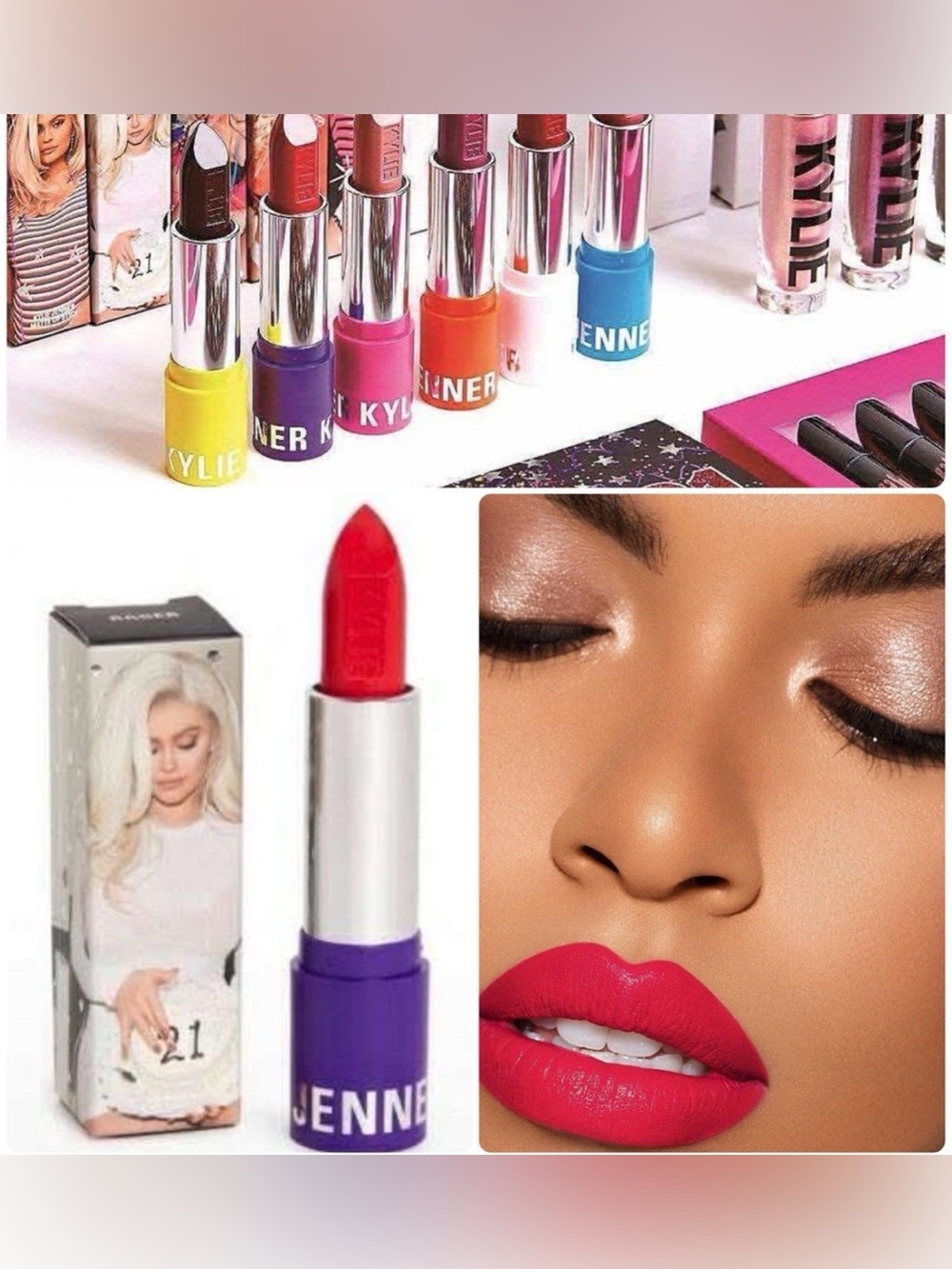 Rare Kylie Cosmetics 21st Birthday Collection Lipstick Rager